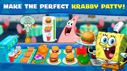 ดาวน์โหลด SpongeBob: Krusty Cook-Off ล่าสุด – เกมทำอาหารสุดสนุก ฟรี - Screenshot 2