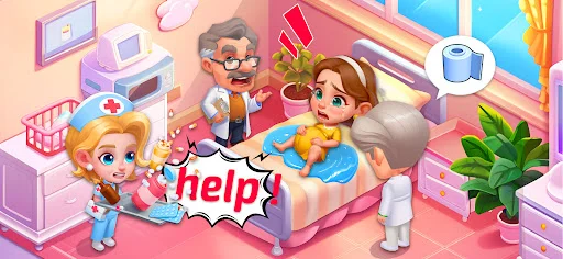 ดาวน์โหลด Hospital Madness: Clinic Games ล่าสุด – สร้างคลินิกในฝันฟรี - Screenshot 3
