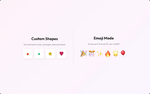 ดาวน์โหลด Confetti! โปรยกระดาษฉลองบนเว็บเบราว์เซอร์ – ฟรีและใช้งานง่าย - Screenshot 3