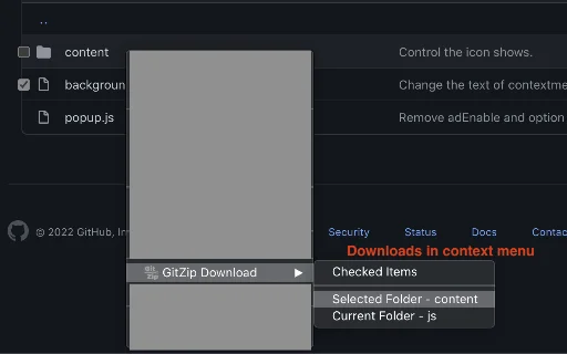 ดาวน์โหลด GitZip for GitHub ฟรี – เลือกดาวน์โหลดเฉพาะไฟล์หรือโฟลเดอร์ที่คุณต้องการ - Screenshot 2