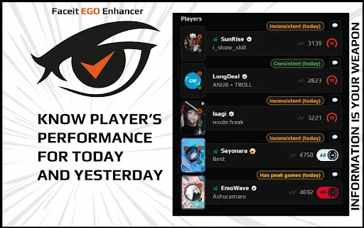 ดาวน์โหลด Faceit EGO Enhancer ล่าสุด – ตัวช่วยวิเคราะห์ผู้เล่น CS2 ฟรี - Screenshot 3