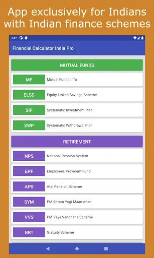 ดาวน์โหลด Financial Calculator India ล่าสุด – เครื่องมือคำนวณการเงินครบวงจร - Screenshot 10