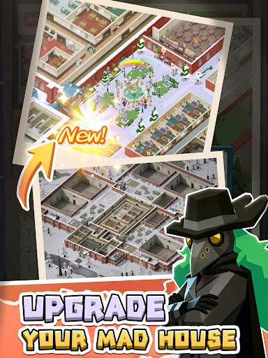 ดาวน์โหลด IDLE MAD HOUSE TYCOON ล่าสุด – เกมบริหารโรงพยาบาลสุดป่วน โหลดฟรี - Screenshot 12