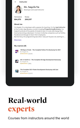 ดาวน์โหลด Udemy – คอร์สเรียนออนไลน์ พัฒนาทักษะ AI และเขียนโปรแกรม ฟรี - Screenshot 10