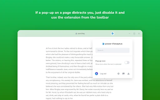 ดาวน์โหลด Power Thesaurus ฟรี – ตัวช่วยหาคำพ้องความหมายภาษาอังกฤษที่ดีที่สุด - Screenshot 4