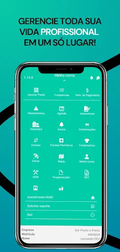 ดาวน์โหลด Folha – Ponto a Ponto ล่าสุด – จัดการเวลาทำงานฟรี - Screenshot 4