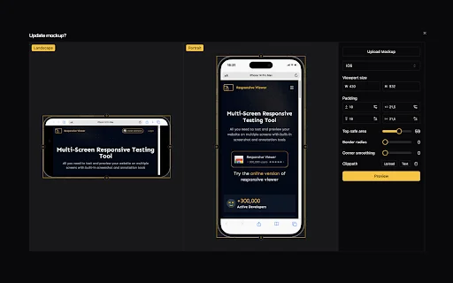 ดาวน์โหลด Responsive Viewer ล่าสุด – เครื่องมือทดสอบหน้าจอเว็บฟรี - Screenshot 4