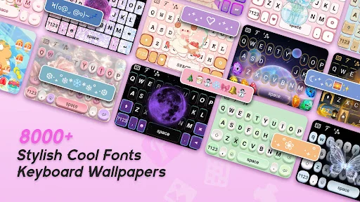 ดาวน์โหลด Cool Fonts Keyboard & Themes ล่าสุด – เปลี่ยนฟอนต์และธีมสวยๆ ฟรี - Screenshot 1