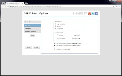 ดาวน์โหลด NoFollow ส่วนขยาย Chrome ช่วยวิเคราะห์ลิงก์ SEO ฟรี - Screenshot 2