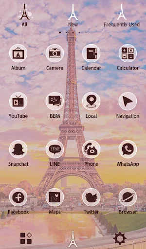 ดาวน์โหลด Parisian Twilight Theme ฟรี – เปลี่ยนหน้าจอเป็นปารีสแสนสวย - Screenshot 3
