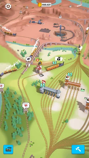 ดาวน์โหลด Rail Master Tycoon: Idle Train ล่าสุด – สร้างอาณาจักรรถไฟฟรี - Screenshot 15