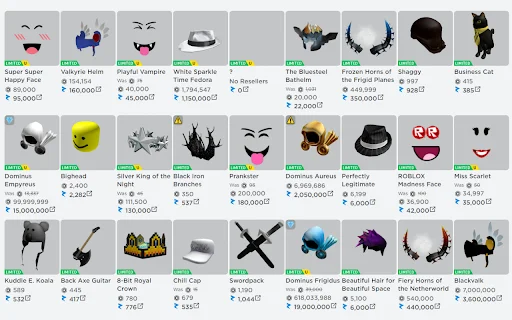 ดาวน์โหลด RoValk ล่าสุด – ส่วนเสริมเทรดไอเทม Roblox ฟรีที่ดีที่สุด - Screenshot 3