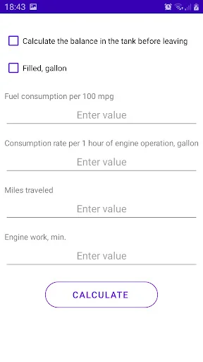 ดาวน์โหลด Fuel calculator ล่าสุด – คำนวณอัตราสิ้นเปลืองน้ำมันฟรี - Screenshot 2