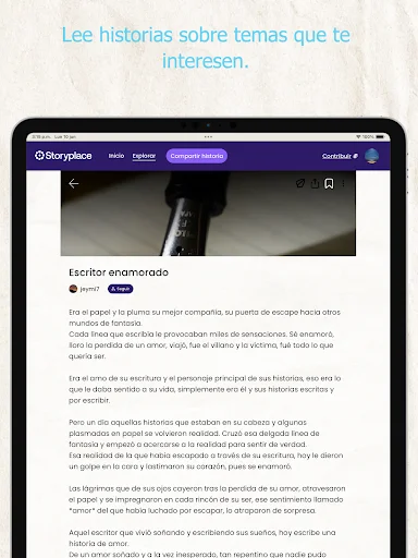 ดาวน์โหลด Storyplace ล่าสุด – แอปเขียนและอ่านเรื่องราวสร้างแรงบันดาลใจ - Screenshot 9