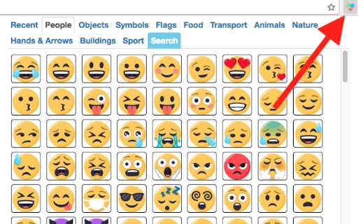 ดาวน์โหลด Emoji Keyboard สำหรับ Chrome – อีโมจิฟรีใช้งานง่ายบนเบราว์เซอร์ - Screenshot 1