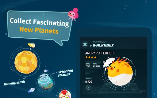 ดาวน์โหลด Walkr: Fitness Space Adventure ล่าสุด – เดินสนุกพร้อมสำรวจอวกาศฟรี - Screenshot 11