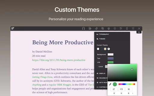 ดาวน์โหลด Reader Mode ล่าสุด – ตัวช่วยอ่านบทความแบบไม่มีโฆษณากวนใจ - Screenshot 5