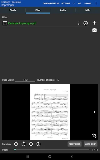 ดาวน์โหลด MobileSheets Trial ล่าสุด – แอปจัดการโน้ตดนตรีมืออาชีพ - Screenshot 13