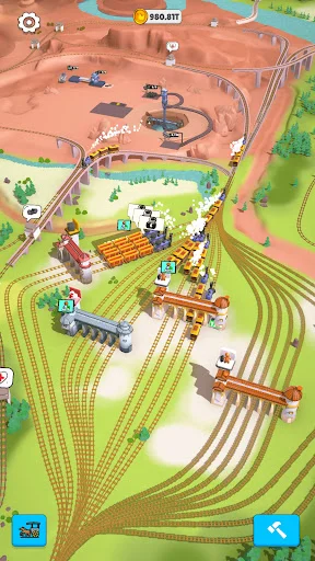ดาวน์โหลด Rail Master Tycoon: Idle Train ล่าสุด – สร้างอาณาจักรรถไฟฟรี - Screenshot 13