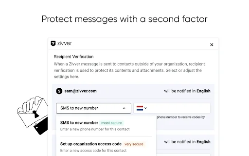ดาวน์โหลด Zivver V2 ล่าสุด – ส่งอีเมลปลอดภัยผ่าน Gmail ฟรี - Screenshot 3