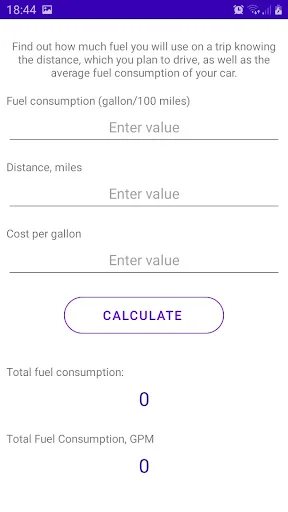 ดาวน์โหลด Fuel calculator ล่าสุด – คำนวณอัตราสิ้นเปลืองน้ำมันฟรี - Screenshot 14
