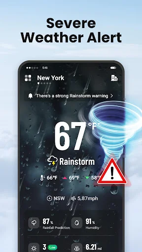 ดาวน์โหลด Local Weather: Live Forecast ล่าสุด – เช็กสภาพอากาศแม่นยำฟรี - Screenshot 3