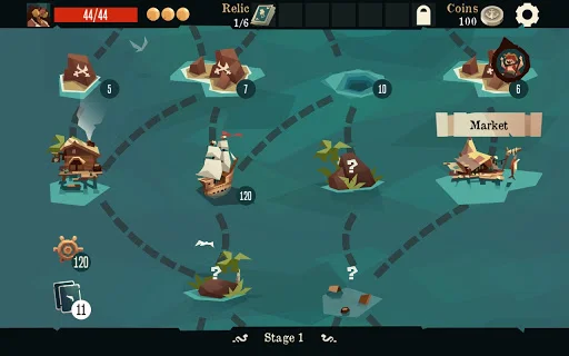 ดาวน์โหลด Pirates Outlaws ล่าสุด – เกมการ์ดแนว Roguelike สุดมันส์ - Screenshot 17