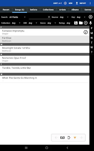 ดาวน์โหลด MobileSheets Trial ล่าสุด – แอปจัดการโน้ตดนตรีมืออาชีพ - Screenshot 9